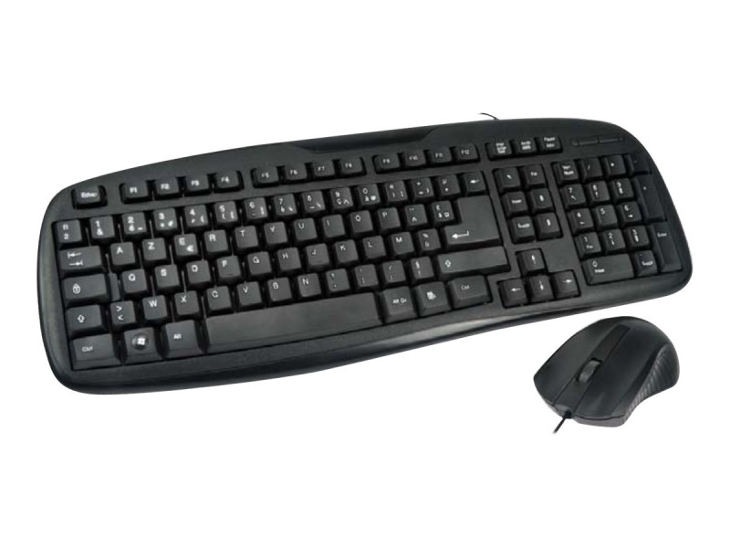MCL Kit clavier + souris USB - Noir
