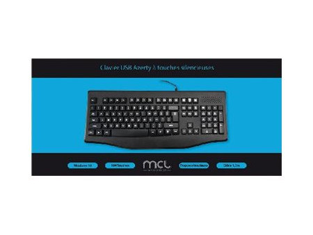 MCL Clavier USB filaire Azerty touches