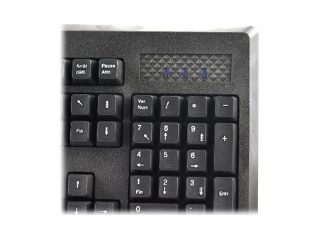 MCL Clavier USB filaire Azerty touches