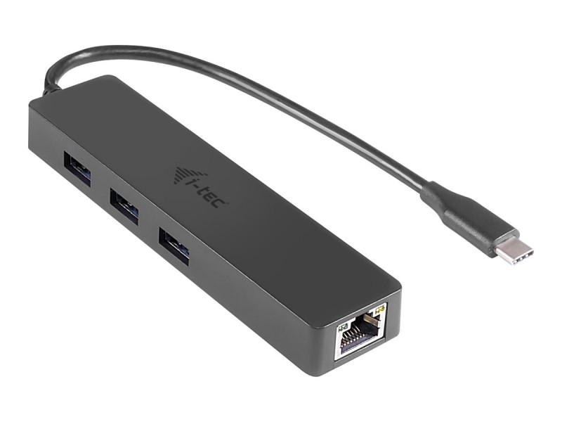 I-TEC USB C Slim HUB 3 Port Giga Lan