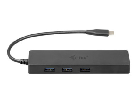 I-TEC USB C Slim HUB 3 Port Giga Lan