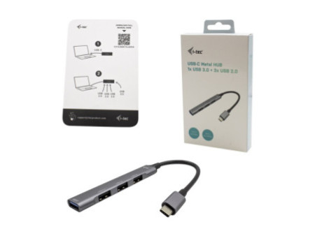 I-TEC USB-C Metal HUB 4 Port passive