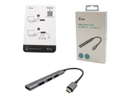 I-TEC USB-C Metal HUB 4 Port passive