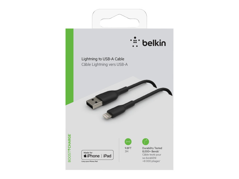 BELKIN Cable USB-A vers Lightning 3m