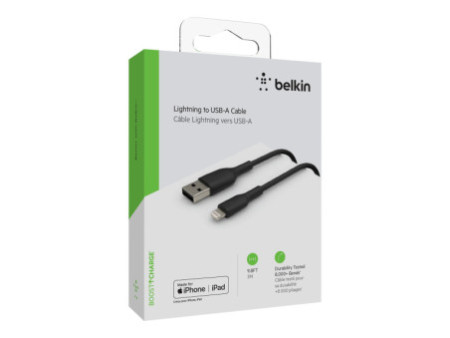BELKIN Cable USB-A vers Lightning 3m