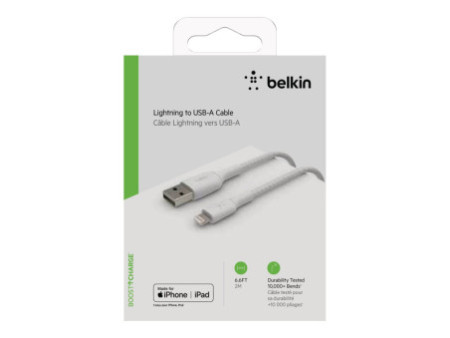 BELKIN Câble tressé Lightning USBA 2m