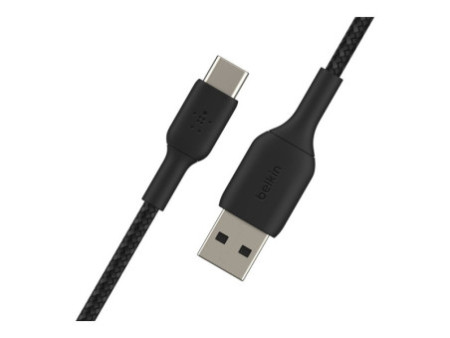 BELKIN Câble tressé USBA USBC 0.15m noir