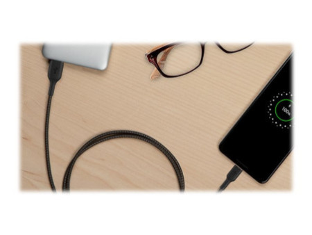 BELKIN Câble tressé USB-A USB-C 2m noir