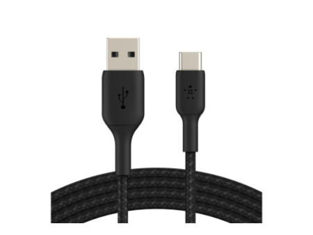 BELKIN Câble tressé USB-A USB-C 3m noir