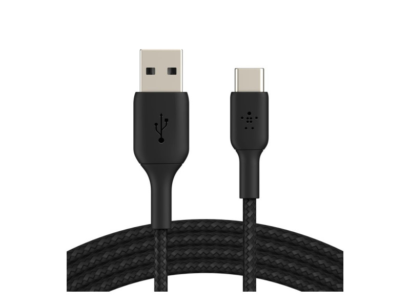 BELKIN Câble tressé USB-A USB-C 3m noir