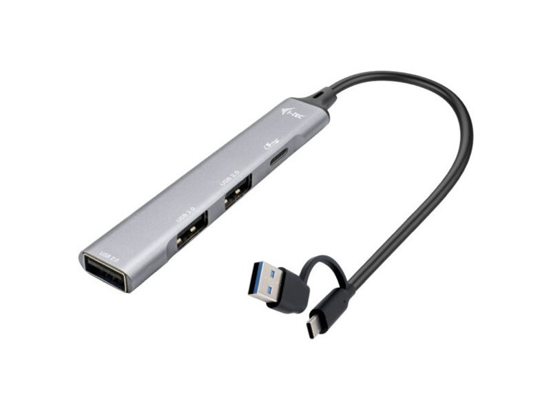 I-TEC USB-A/USB-C Metal HUB