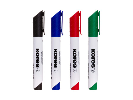 Kores Marqueur pour tableau blanc 'K-Marker', étui de 4