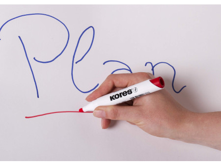 Kores Marqueur pour tableau blanc 'K-Marker', étui de 4