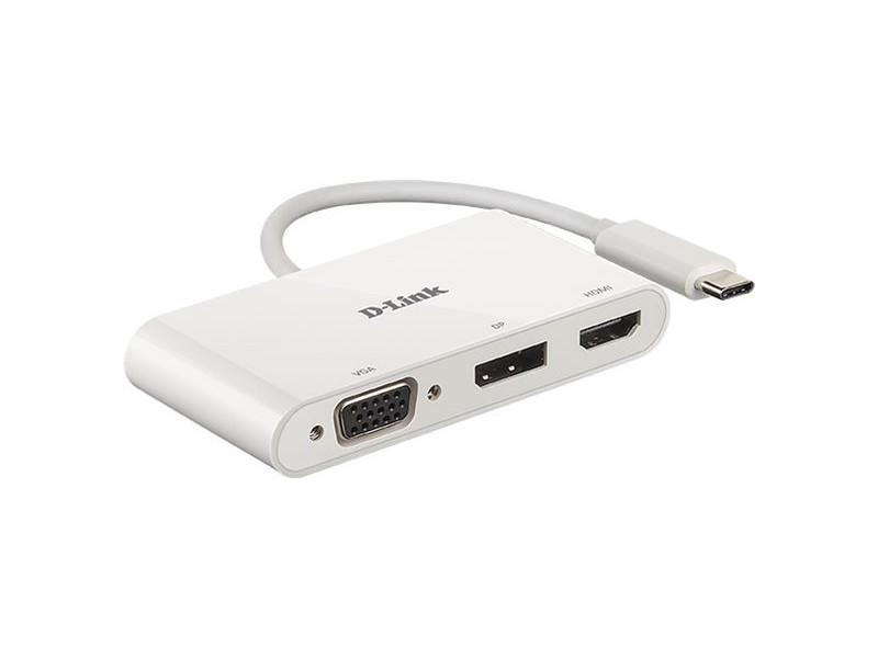 D-LINK USB-C 3-en-1 Adapter