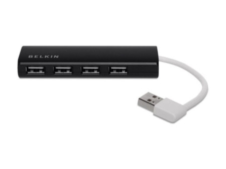 BELKIN Hub de Voyage 4 Ports USB 2.0 Noi
