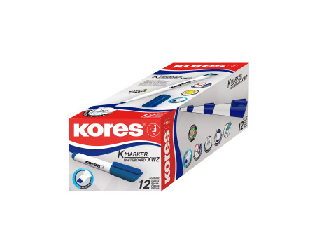 Kores Marqueur tableau blanc 'K MARKER', bleu