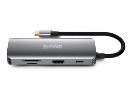 URBAN FACTORY Hubee 8in1 USB-C Hub