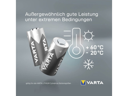 VARTA Pile photo 'LITHIUM', 2CR5, 6,0 V