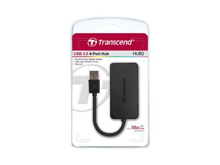 TRANSCEND HUB2 Concentrateur hub 4 x Sup