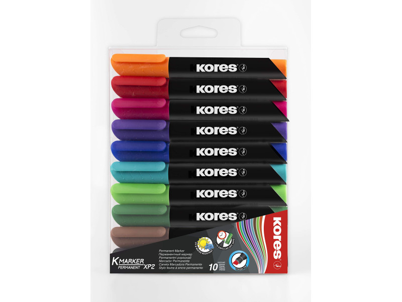 Kores Marqueur permanent 'K MARKER', pointe biseautée