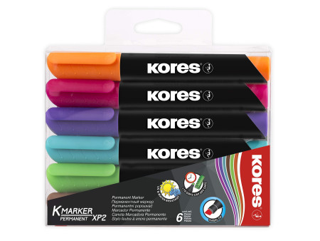 Kores Marqueur permanent 'K MARKER', pointe biseautée