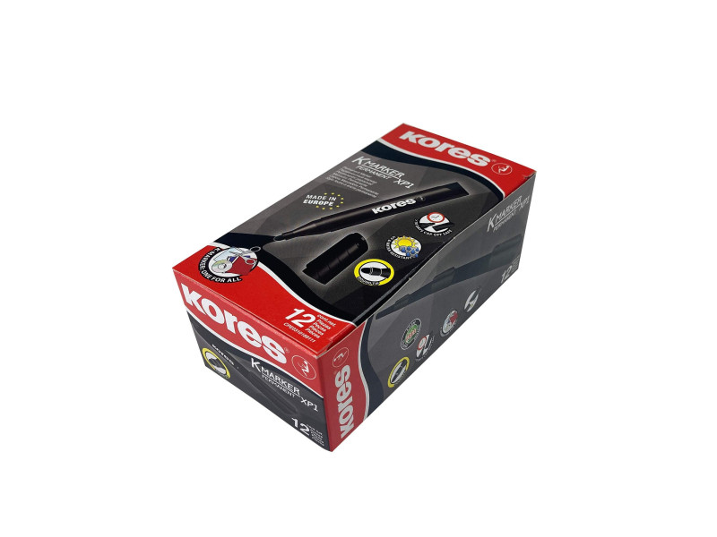 Kores Marqueur permanent 'K MARKER', pointe ogive, noir