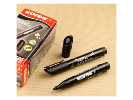 Kores Marqueur permanent 'K MARKER', pointe ogive, noir