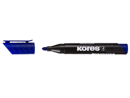 Kores Marqueur permanent 'K MARKER', pointe ogive, bleu