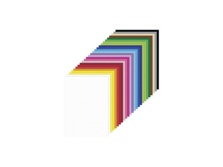 folia Carton coloré, A4, 180 g/m2, 500 feuilles, 25 couleurs