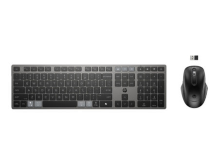 HP 725 Multi-Device Rchrg Wls Kbd Mouse
