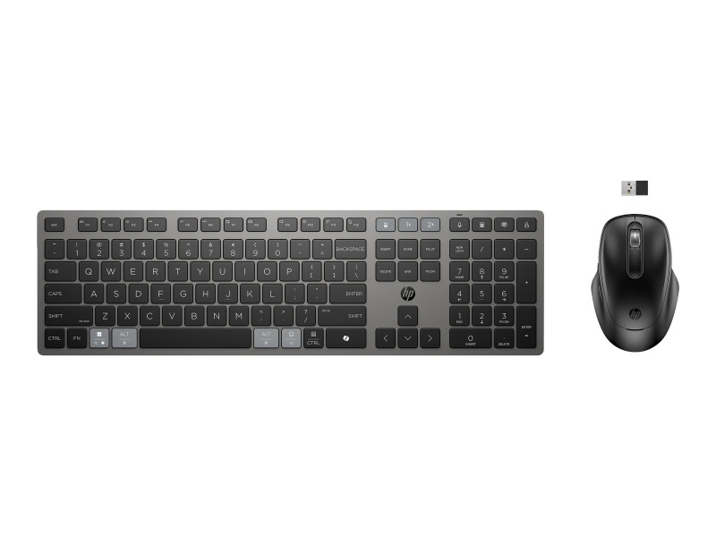 HP 725 Multi-Device Rchrg Wls Kbd Mouse