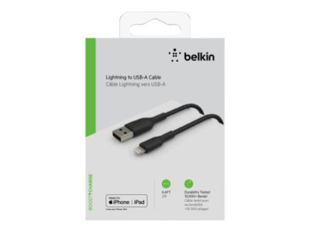 BELKIN Câble tressé Lightning USBA 2m