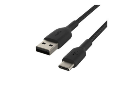 BELKIN Câble tressé USB-A USB-C 1m noir