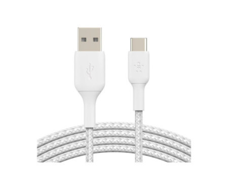 BELKIN Câble tressé USB-A USB-C 1m noir