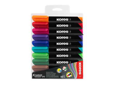Kores Marqueur permanent 'K MARKER', pointe ogive, brun
