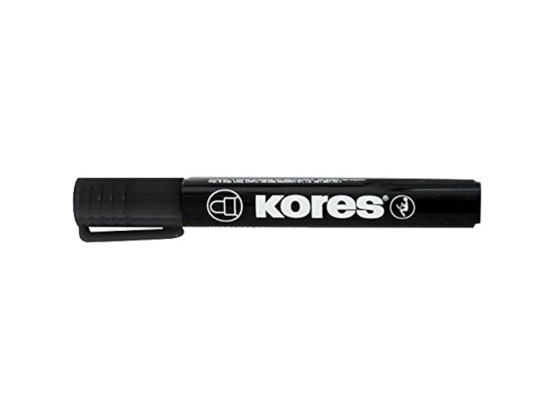 Kores Marqueur permanent 'K MARKER', pointe biseautée, noir