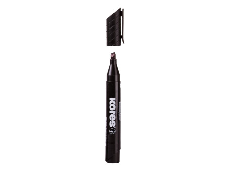 Kores Marqueur permanent 'K MARKER', pointe biseautée, noir