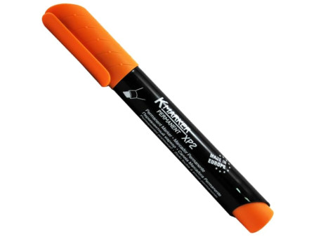 Kores Marqueur permanent 'K MARKER', pointe biseautée orange