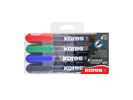 Kores Marqueur permanent 'K MARKER', pointe biseautée