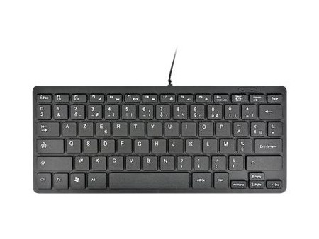 MCL Mini clavier USB Azerty - Noir