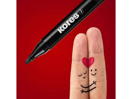 Kores Marqueur permanent 'K MARKER', biseauté, turquoise