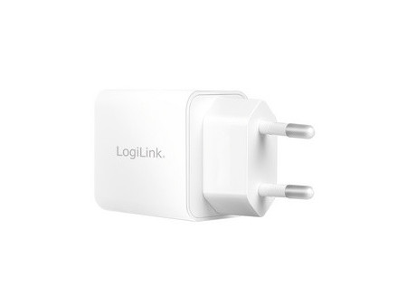 LogiLink Chargeur secteur USB, 1x USB-A, 1x USB-C, 20 watts