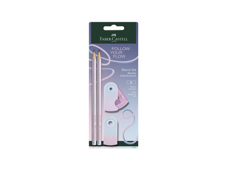 FABER-CASTELL Kit d'écriture GRIP Flow Edition, blushing sky