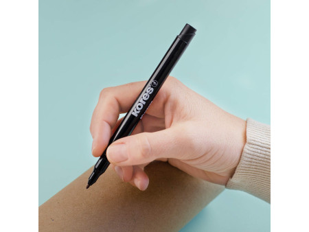 Kores Marqueur permanent 'K MARKER FINE', M, noir