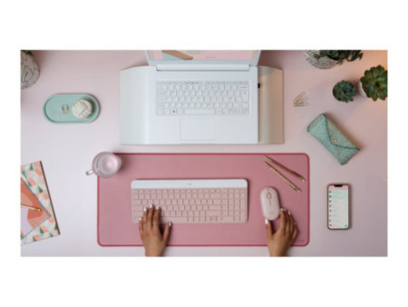 LOGI MK470 Slim Combo - ROSE - (FRA)