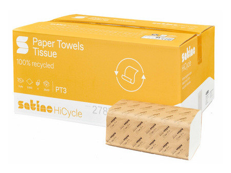 satino by wepa Papier essuie-mains HiCycle, 250 x 230 mm