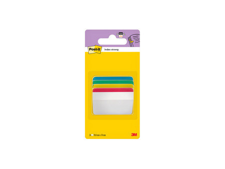 Post-it Marque-page Index Strong, large, 50,8 x 38,1 mm