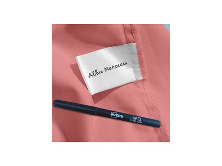 AVERY Marqueur textile, pack de 2, noir