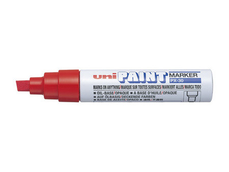 uni-ball Marqueur permanent PAINT PX30, rouge