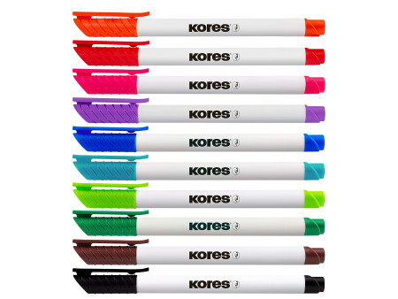 Kores Marqueur non permanent 'K MARKER W1', étui de 10